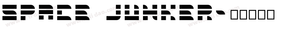 Space Junker字体转换